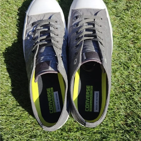 Converse All Star II Reflective Gray Low Ox Lunarlon 153548C Mens 12/14W - Picture 5 of 10